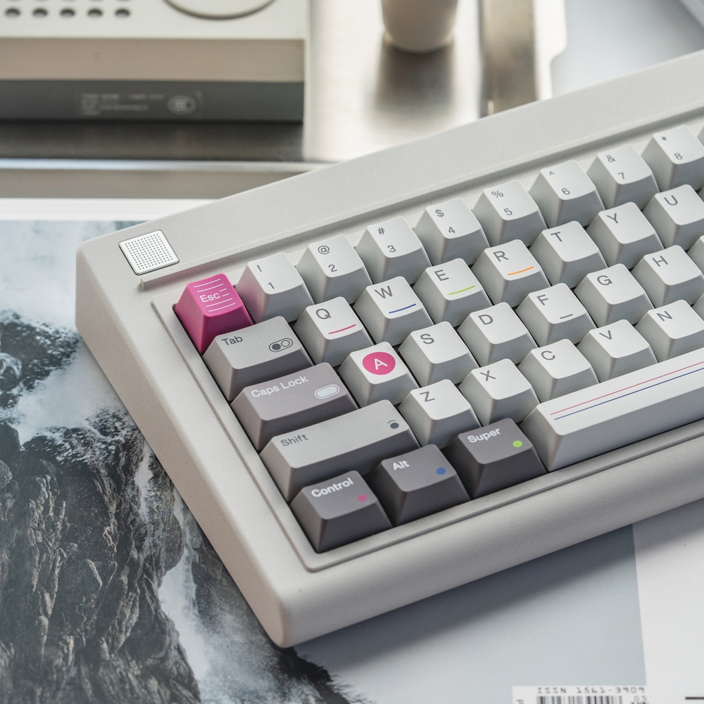 Bộ keycap 80Retros Game 1989 Cool Gray (Cherry profile / PBT)
