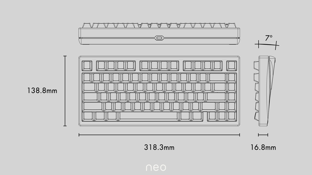 [Pre-order] Neo75 Cu Top case