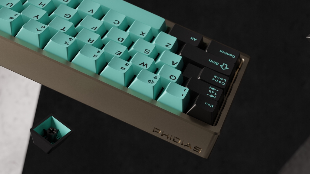 [GB] Bộ keycap Key Kobo Verdigris (Cherry profile / ABS Double-shot)