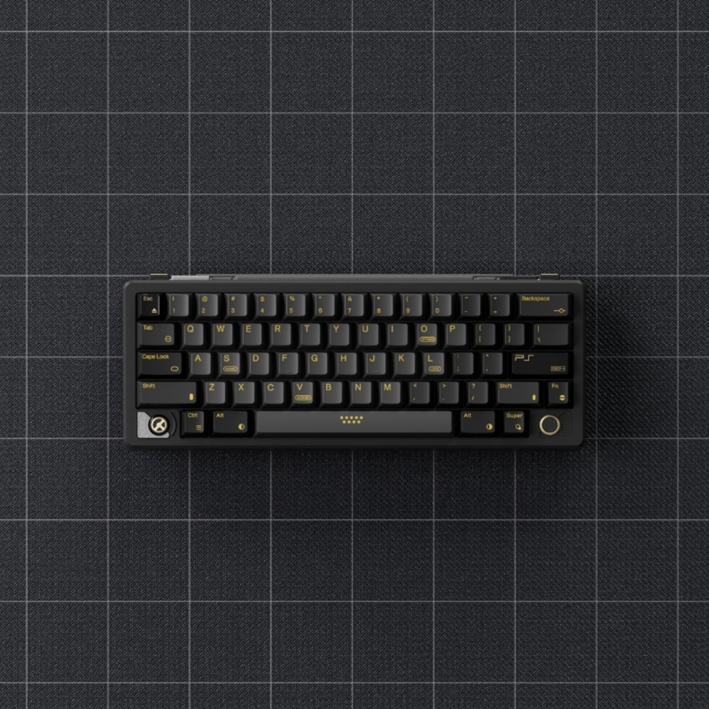 [Pre-order] 80Retros PS 1994 Black & Gold keycap set