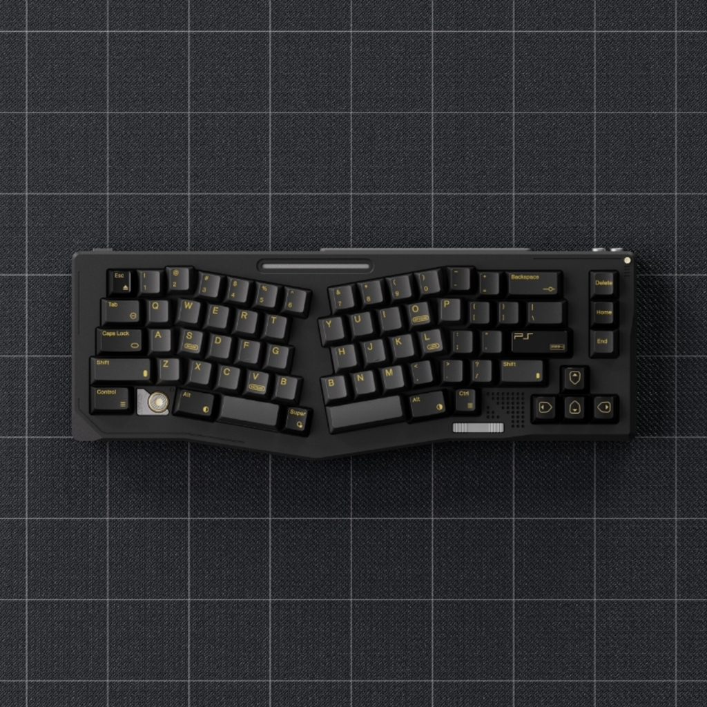 [Pre-order] 80Retros PS 1994 Black & Gold keycap set