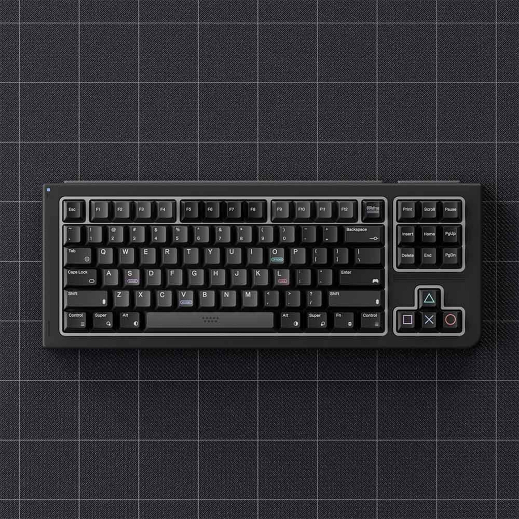 [Pre-order] 80Retros PS 1994 Black & Silver keycap set