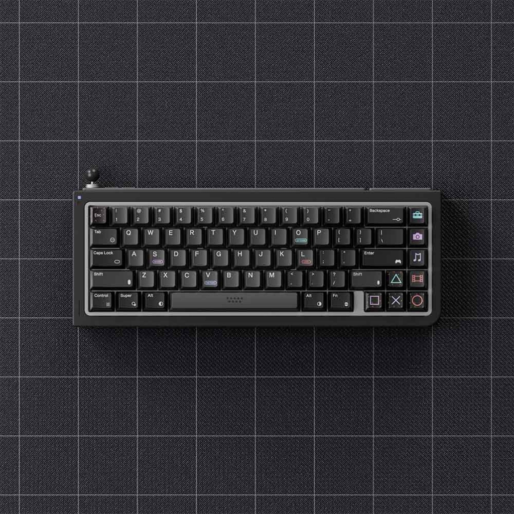 [Pre-order] 80Retros PS 1994 Black & Silver keycap set