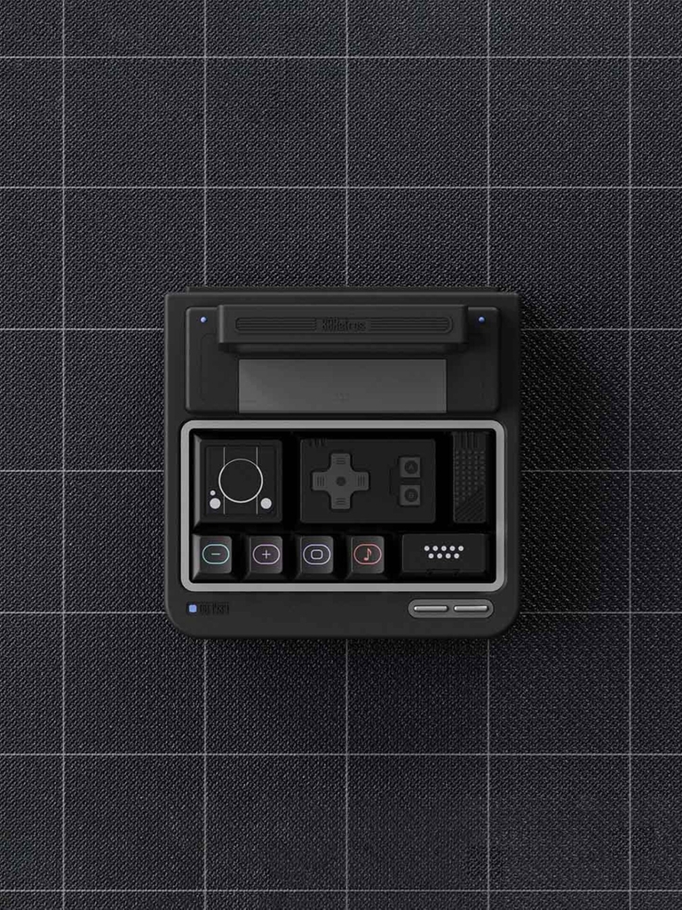 [Pre-order] 80Retros PS 1994 Black & Silver keycap set