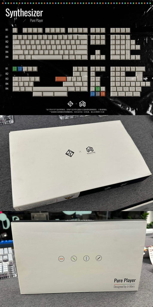Bộ keycap GoMaster Pure Player (Cherry profile / PBT Dyesub)
