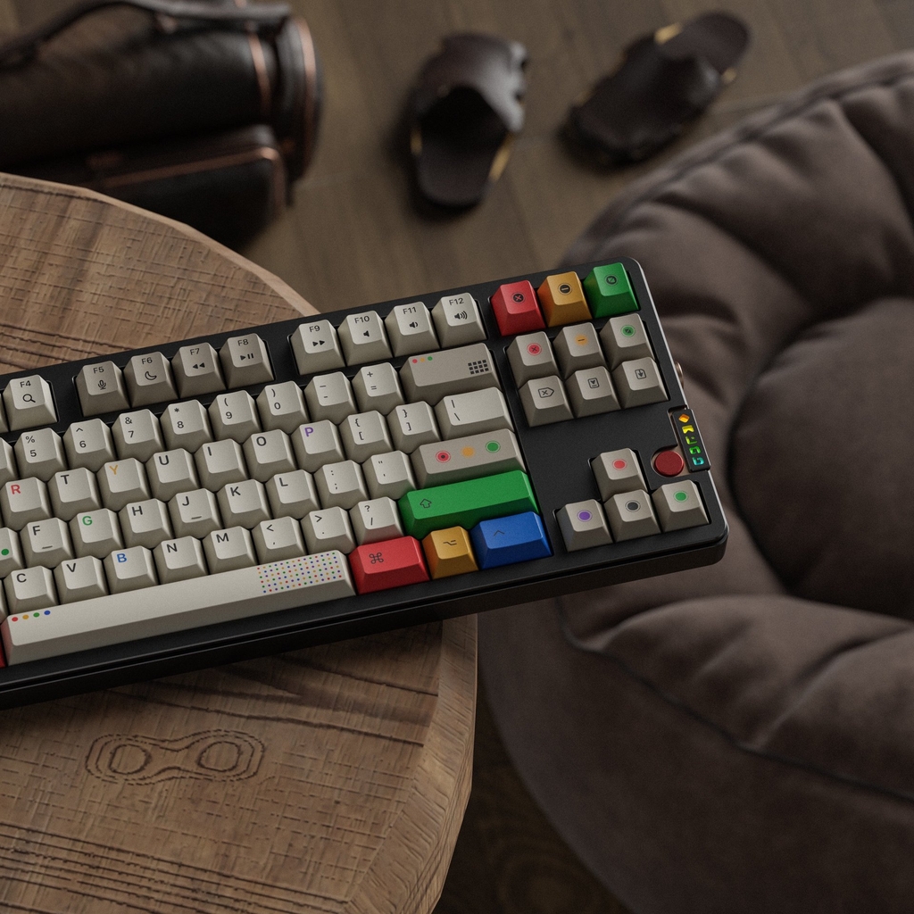 Bộ keycap KAP Retro Lights R2 (Cherry profile / PBT Double-shot)