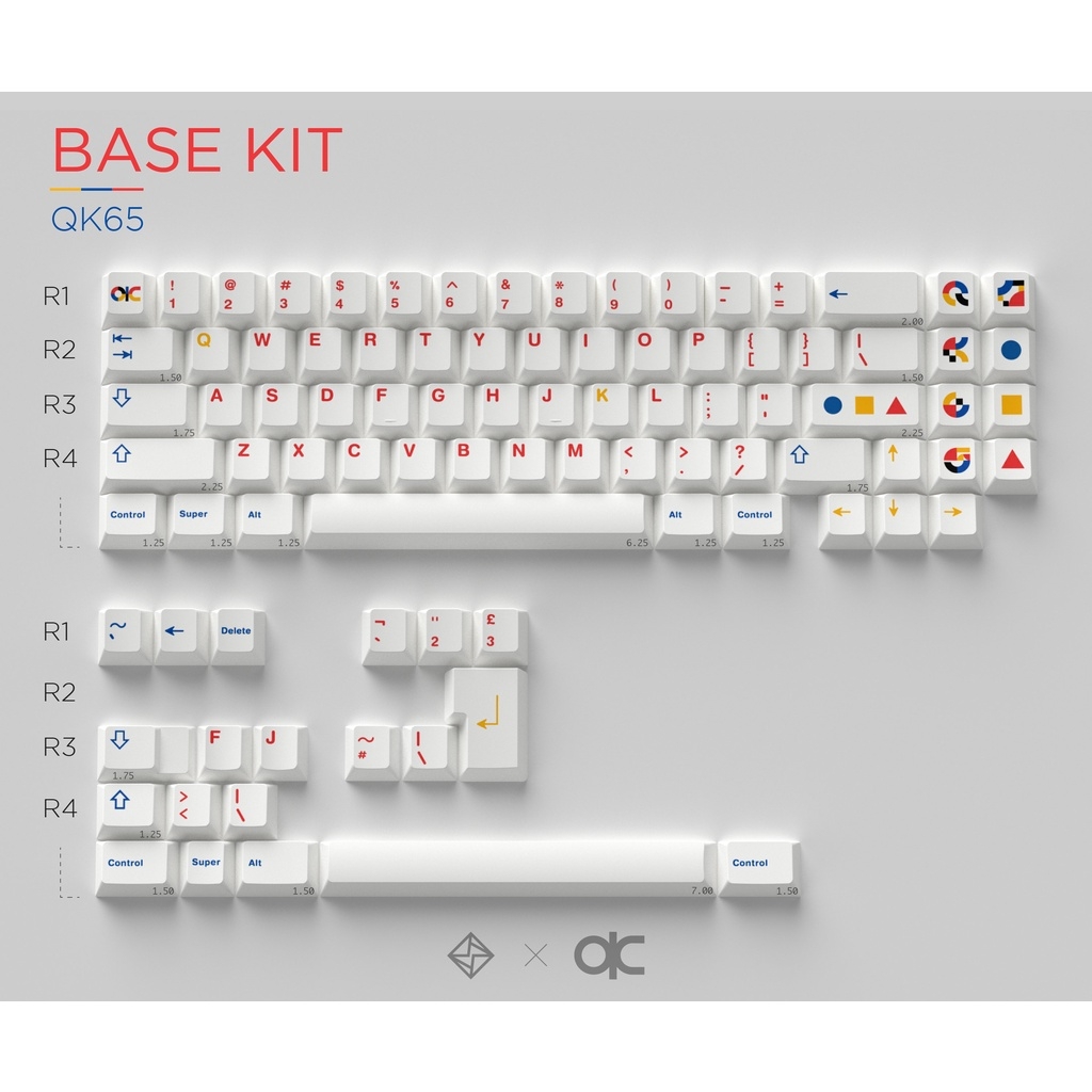Keycap QK65 - Bộ keycap PBT chất lượng cao - layout 65%