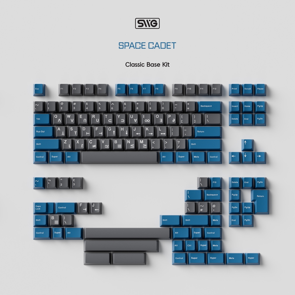 [GB] Bộ keycap SWG Space Cadet (Cherry profile / ABS Double-shot)