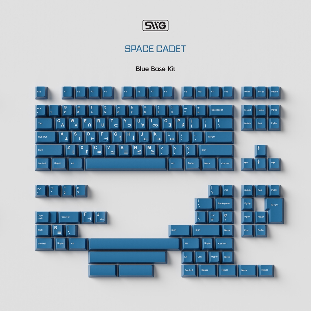 [GB] Bộ keycap SWG Space Cadet (Cherry profile / ABS Double-shot)