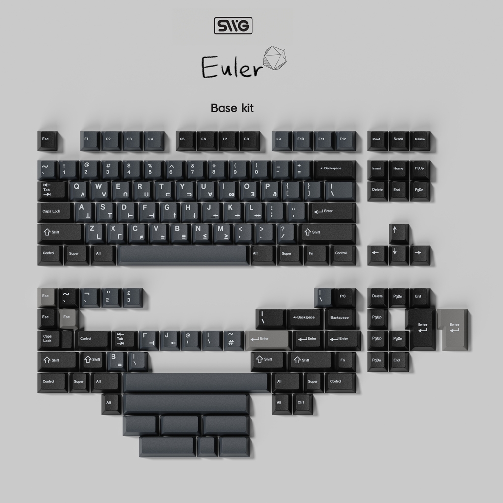 Bộ keycap SWG Euler (Cherry profile / ABS Double-shot)