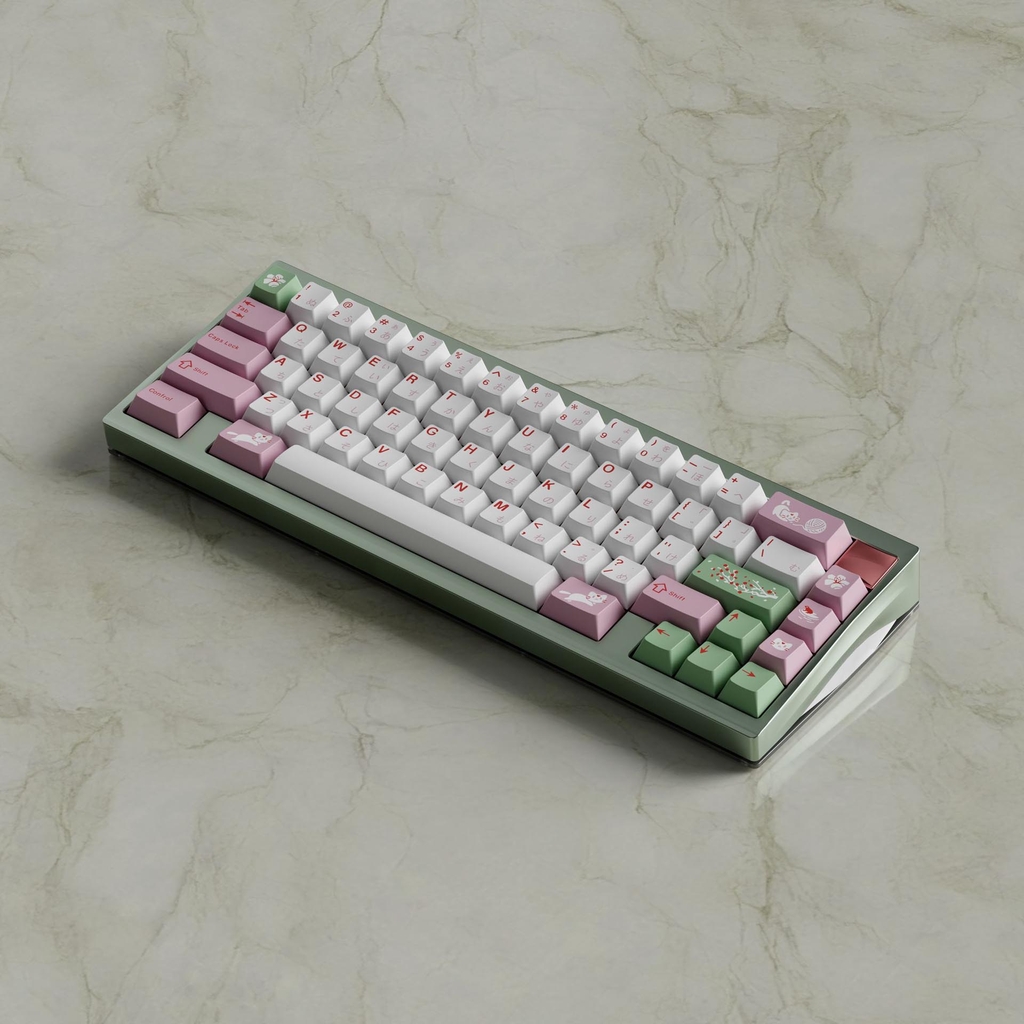 [GB] Bộ keycap SWG Hazakura Light (Cherry profile / ABS Double-shot)