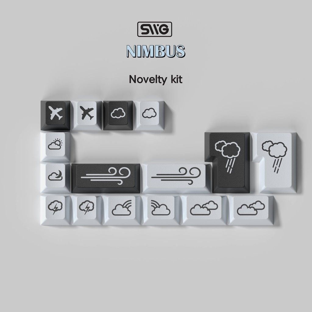Bộ keycap SWG Nimbus (Cherry profile / ABS Double-shot)