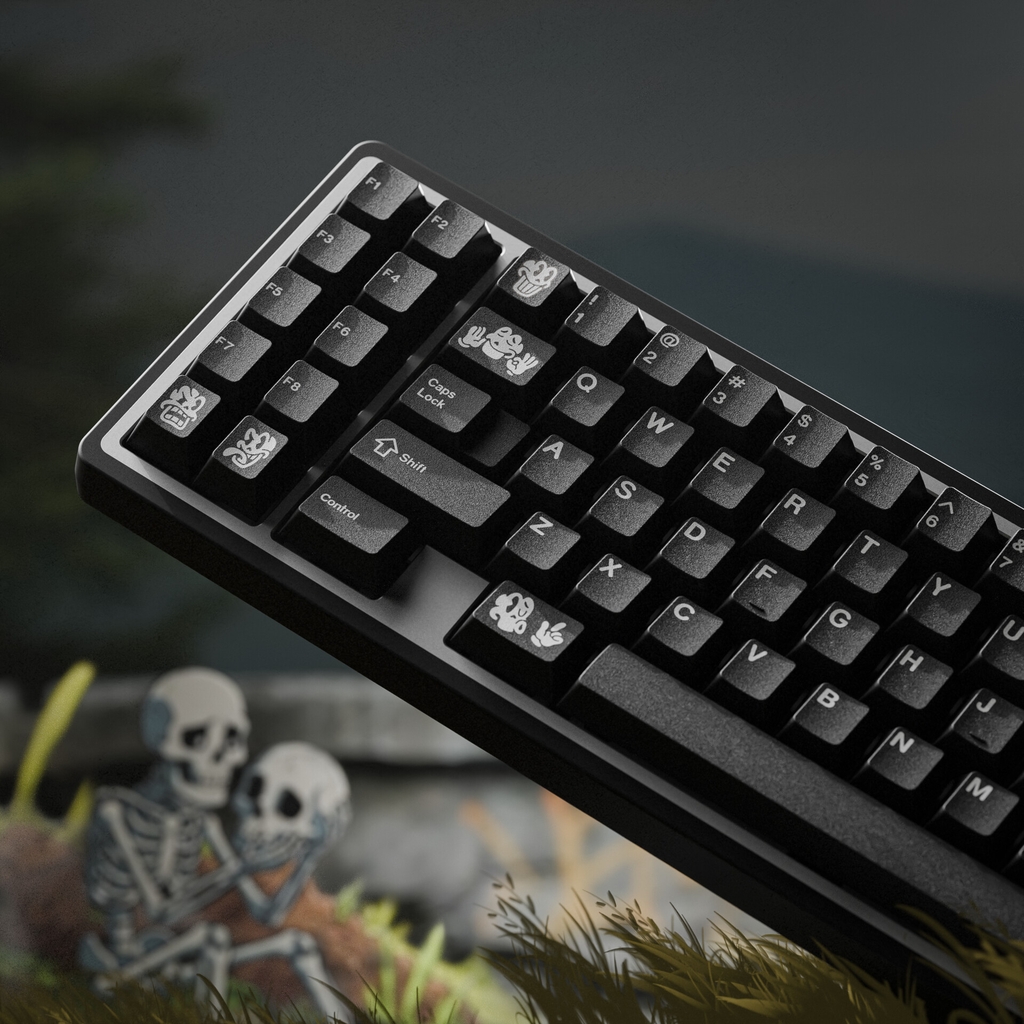 [GB] Bộ keycap SWG Skeletoon (Cherry profile / ABS Double-shot)