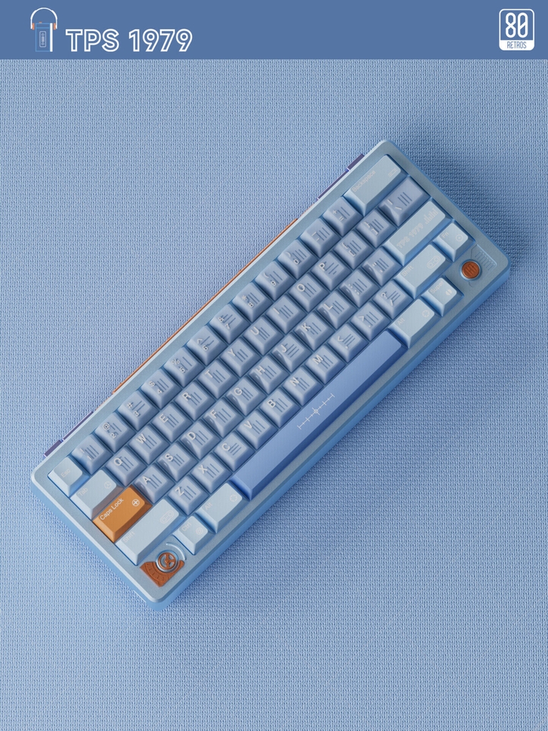 Bộ keycap 80Retros TPS 1979 (Cherry profile / PBT)