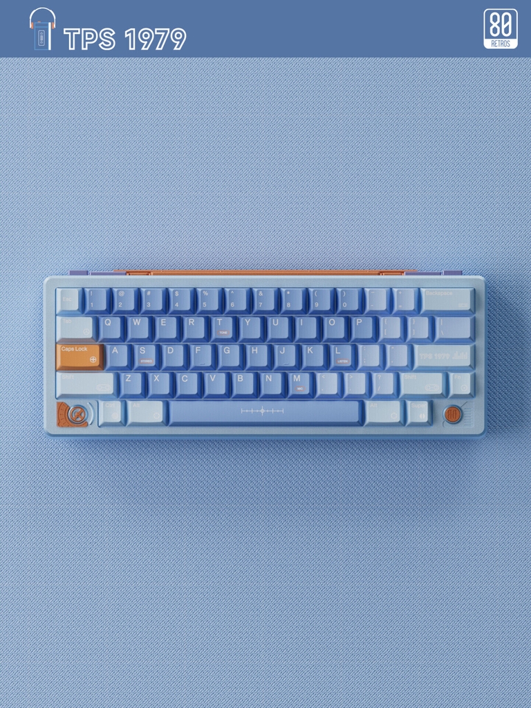 Bộ keycap 80Retros TPS 1979 (Cherry profile / PBT)