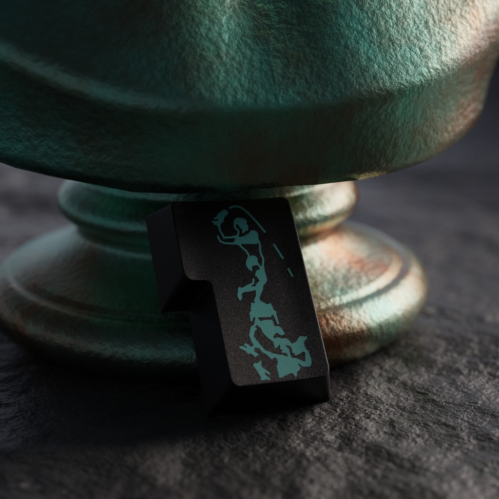 [GB] Bộ keycap Key Kobo Verdigris (Cherry profile / ABS Double-shot)