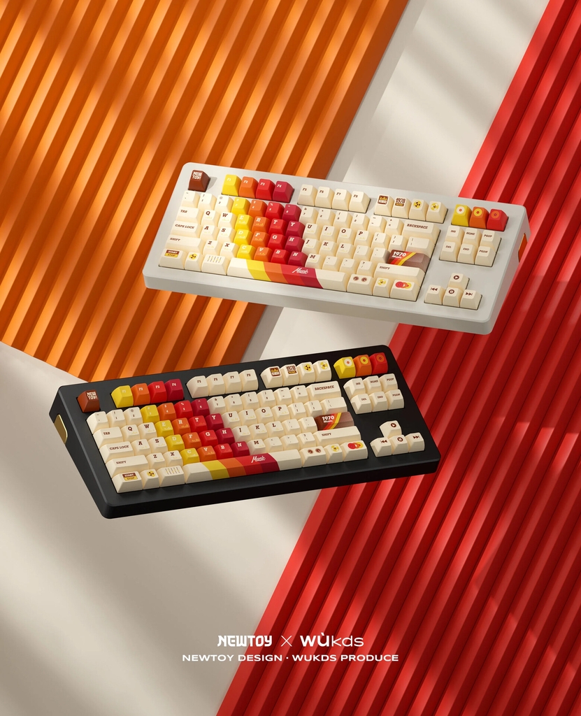 Bộ keycap NEWTOY x WUkds 1970 (Cherry profile / PBT Dyesub)