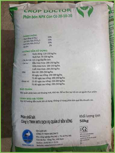 Crop Doctor NPK Con Cò 20-10-20