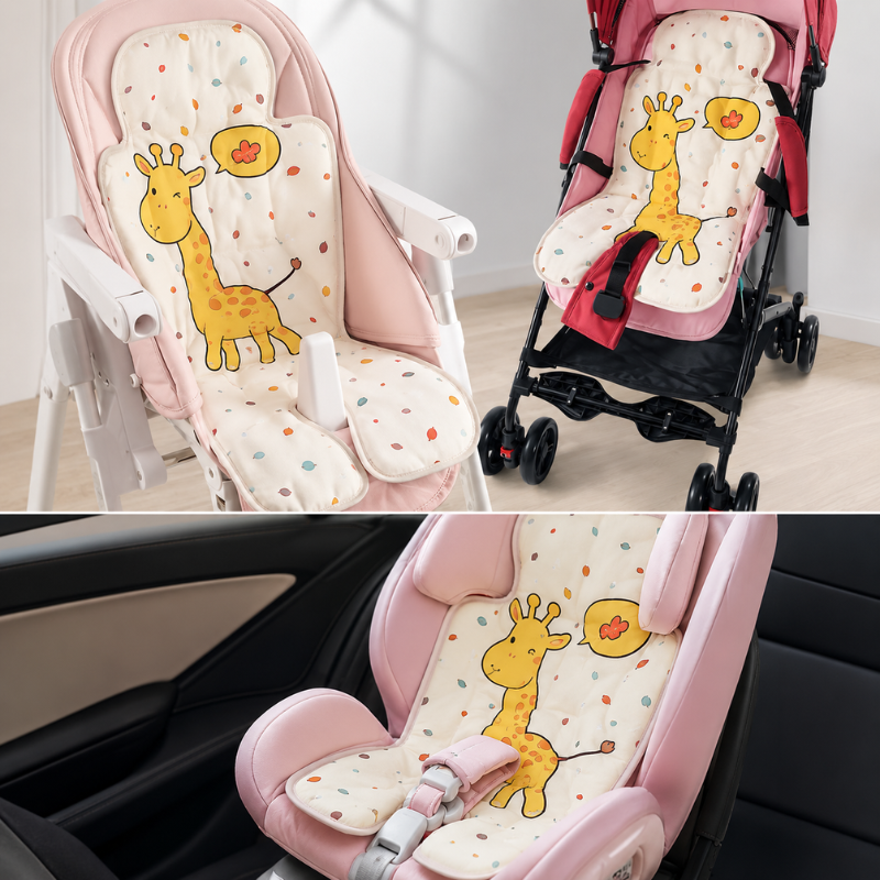 Đệm Gel Làm Mát Lót Xe Đẩy Cho Bé Gel Lạnh An Toàn Cho Bé Thoáng Mát Tức Thì