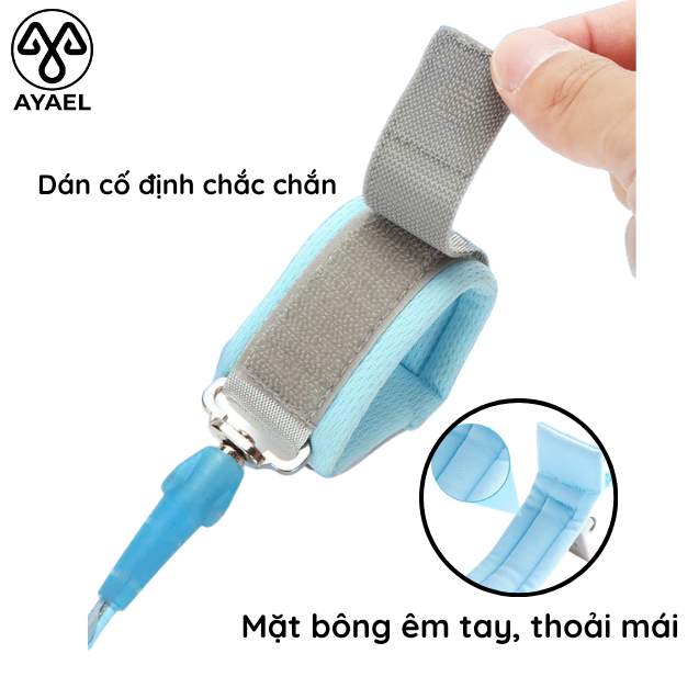 Dây Đai Chống Lạc Khóa Cảm Từ Chống Cắt Đảm Bảo Dắt Bé Đi Dạo An Toàn Bảo Vệ Bé