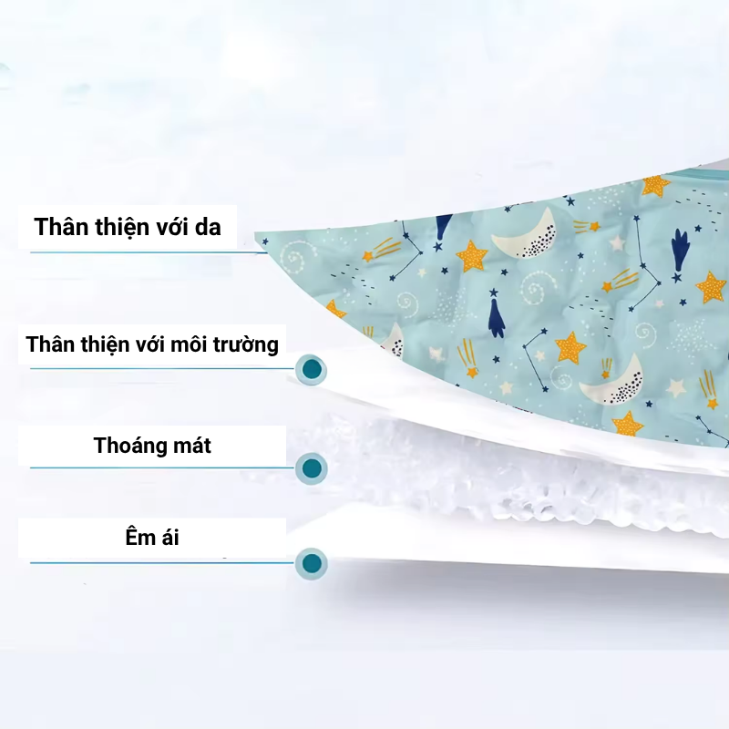 Đệm Gel Làm Mát Lót Xe Đẩy Cho Bé Gel Lạnh An Toàn Cho Bé Thoáng Mát Tức Thì