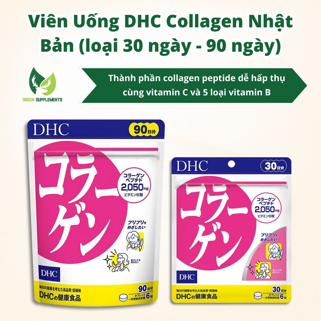Viên Uống DHC Collagen Nhật Bản