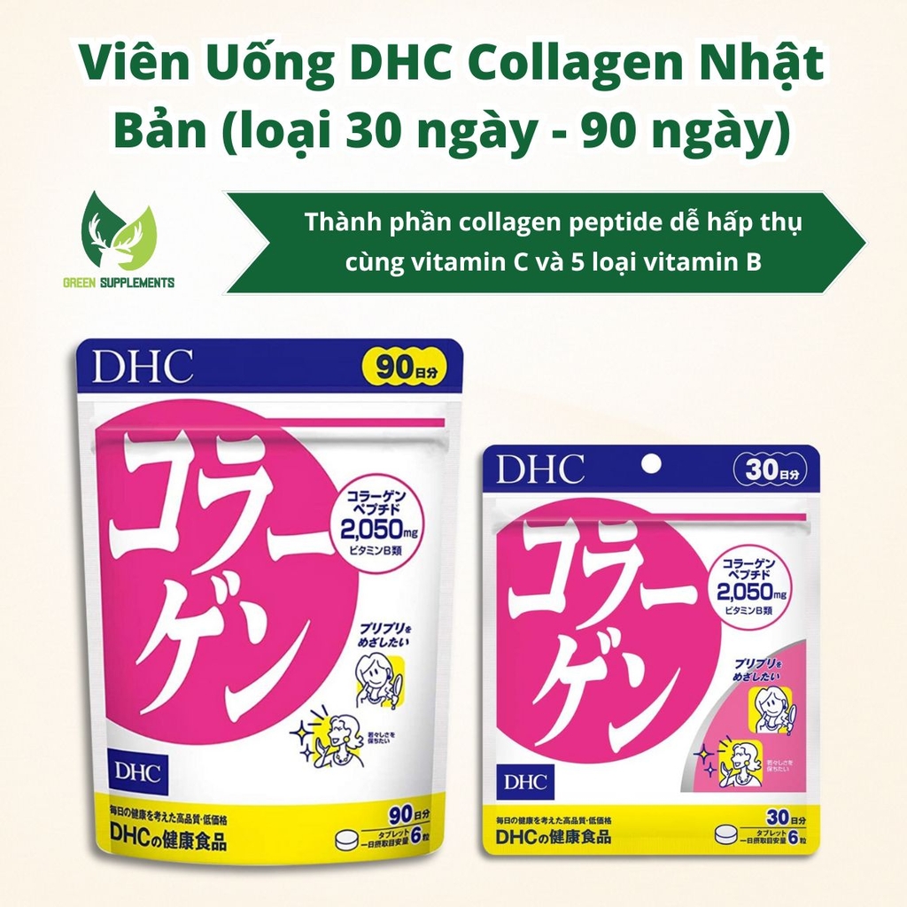 Viên Uống DHC Collagen Nhật Bản