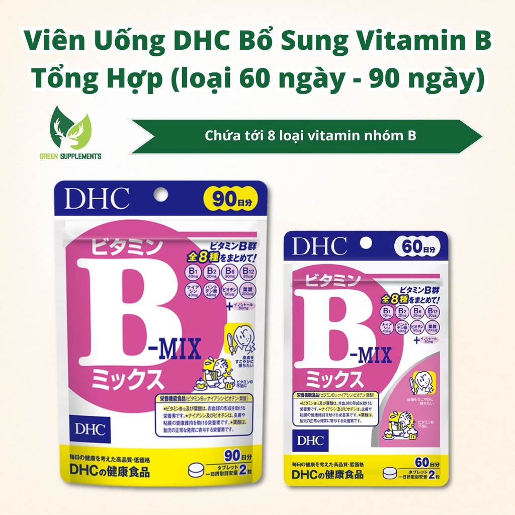 Viên Uống DHC Bổ Sung Vitamin B Tổng Hợp