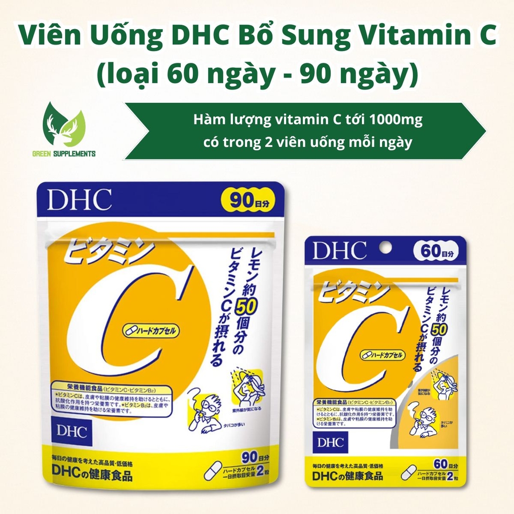 Viên Uống DHC Bổ Sung Vitamin C