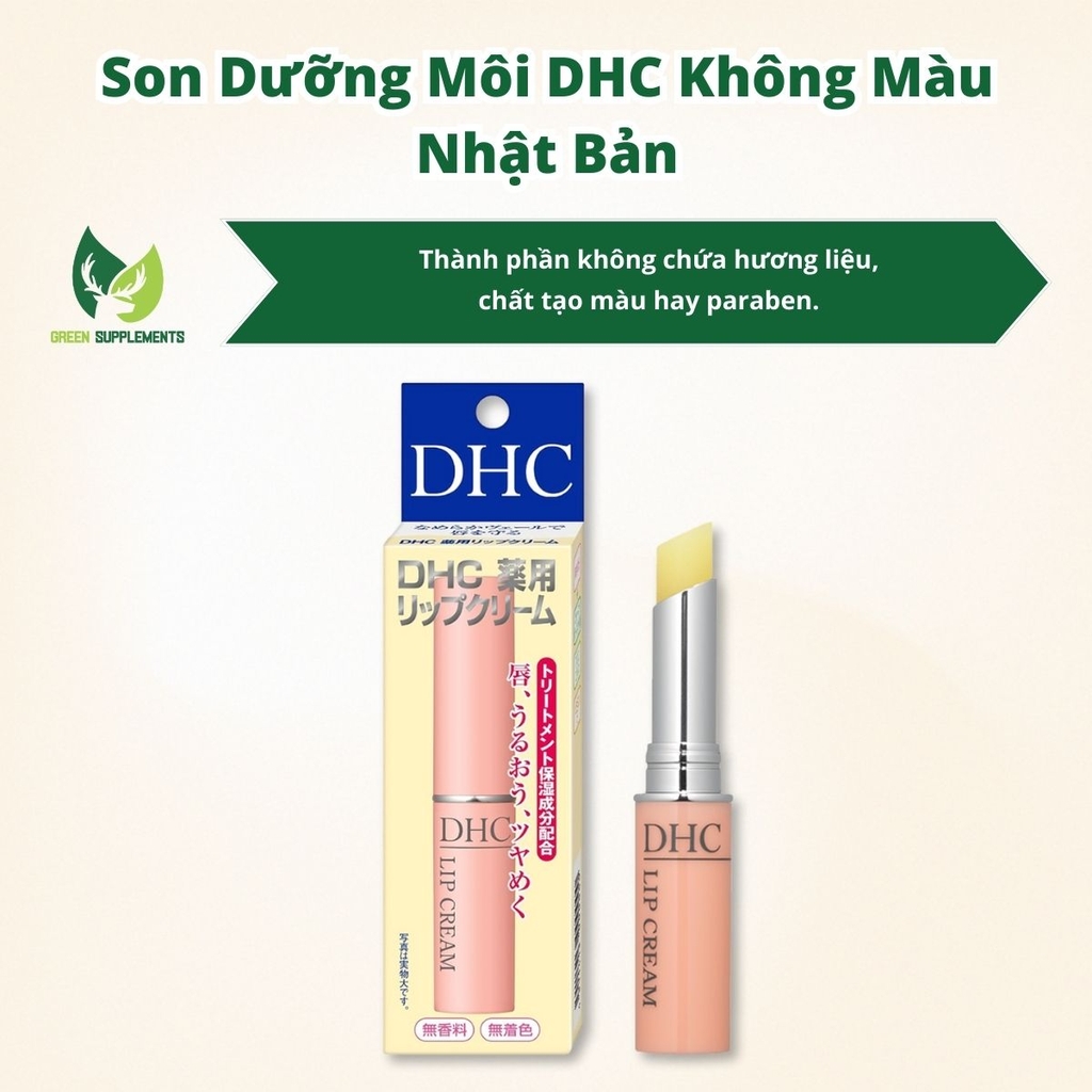 Son Dưỡng Môi DHC Không Màu Nhật Bản