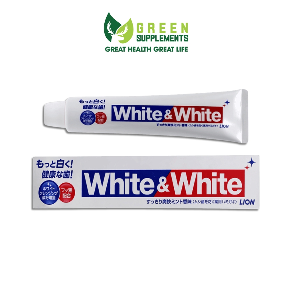 Kem Đánh Răng Lion White & White Hương Bạc Hà 150g