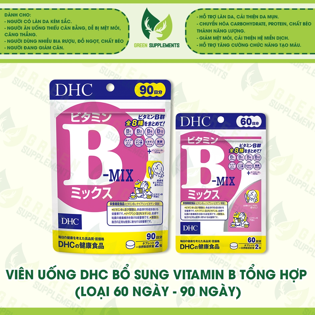 Viên Uống DHC Bổ Sung Vitamin B Tổng Hợp