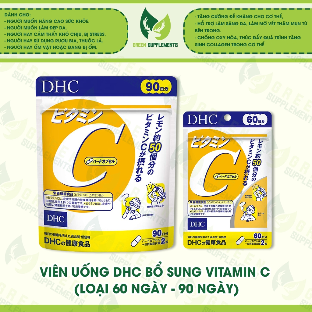 Viên Uống DHC Bổ Sung Vitamin C