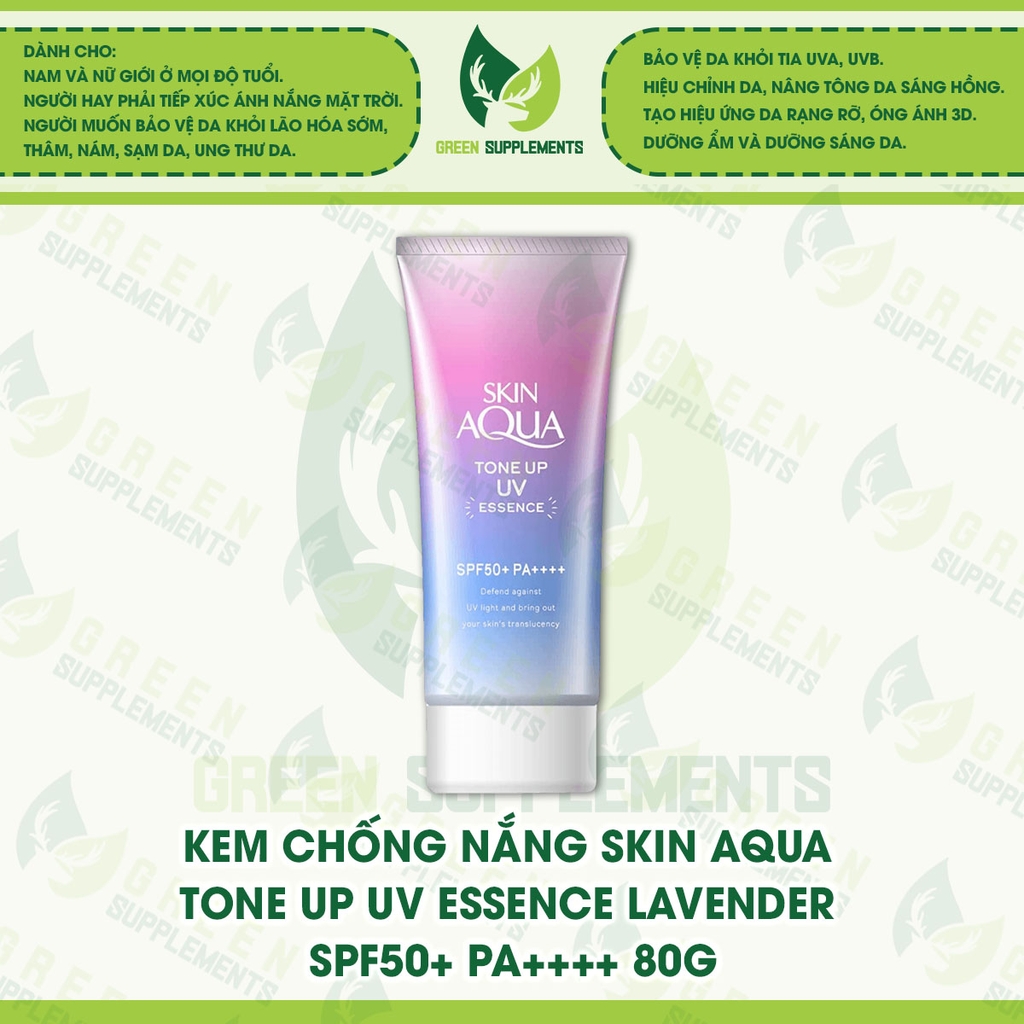 Kem Chống Nắng Skin Aqua Tone Up UV Essence Lavender SPF50+ PA++++ 80g