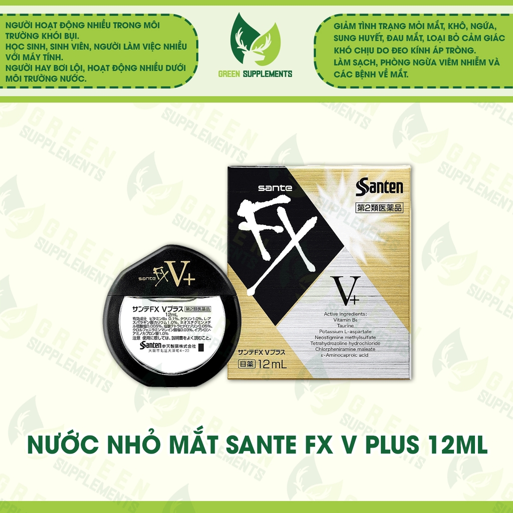 Nước Nhỏ Mắt Sante FX V Plus 12ml
