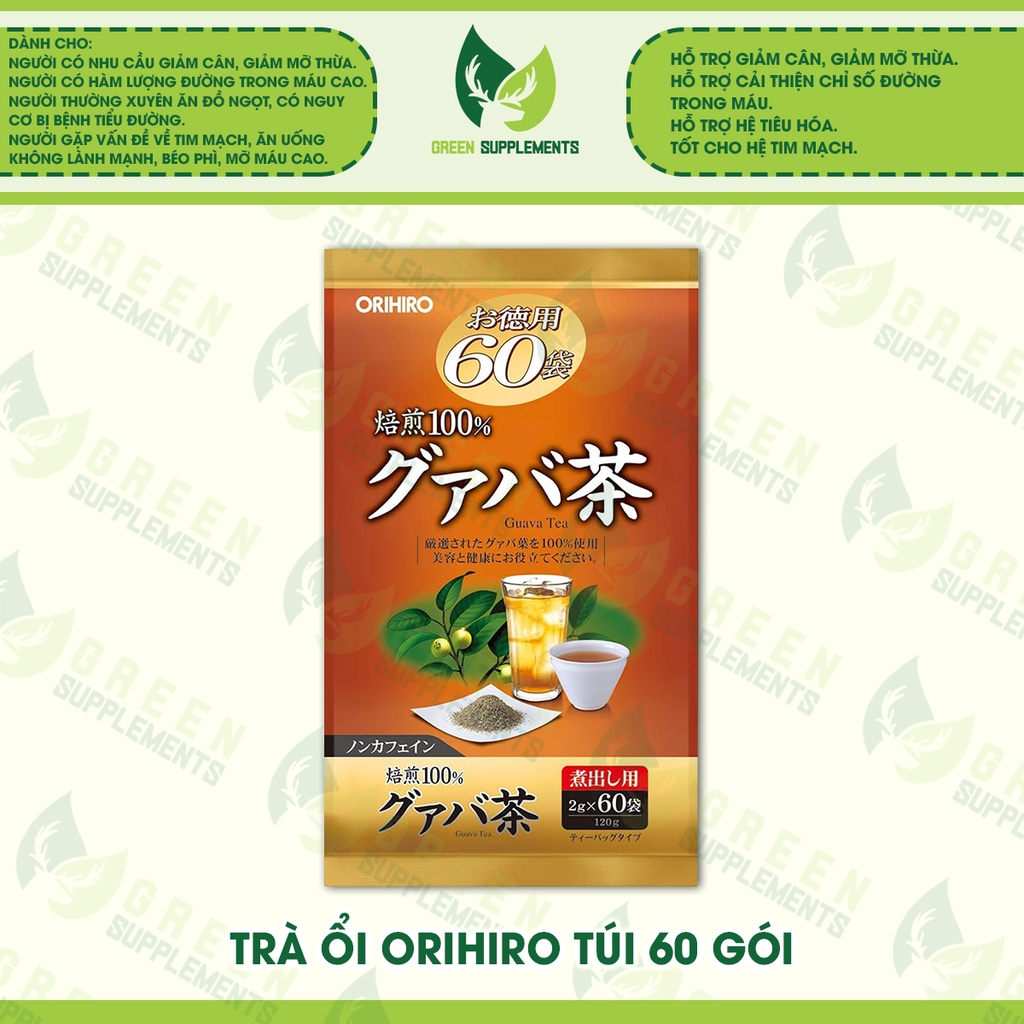 Trà Ổi Orihiro Túi 60 Gói