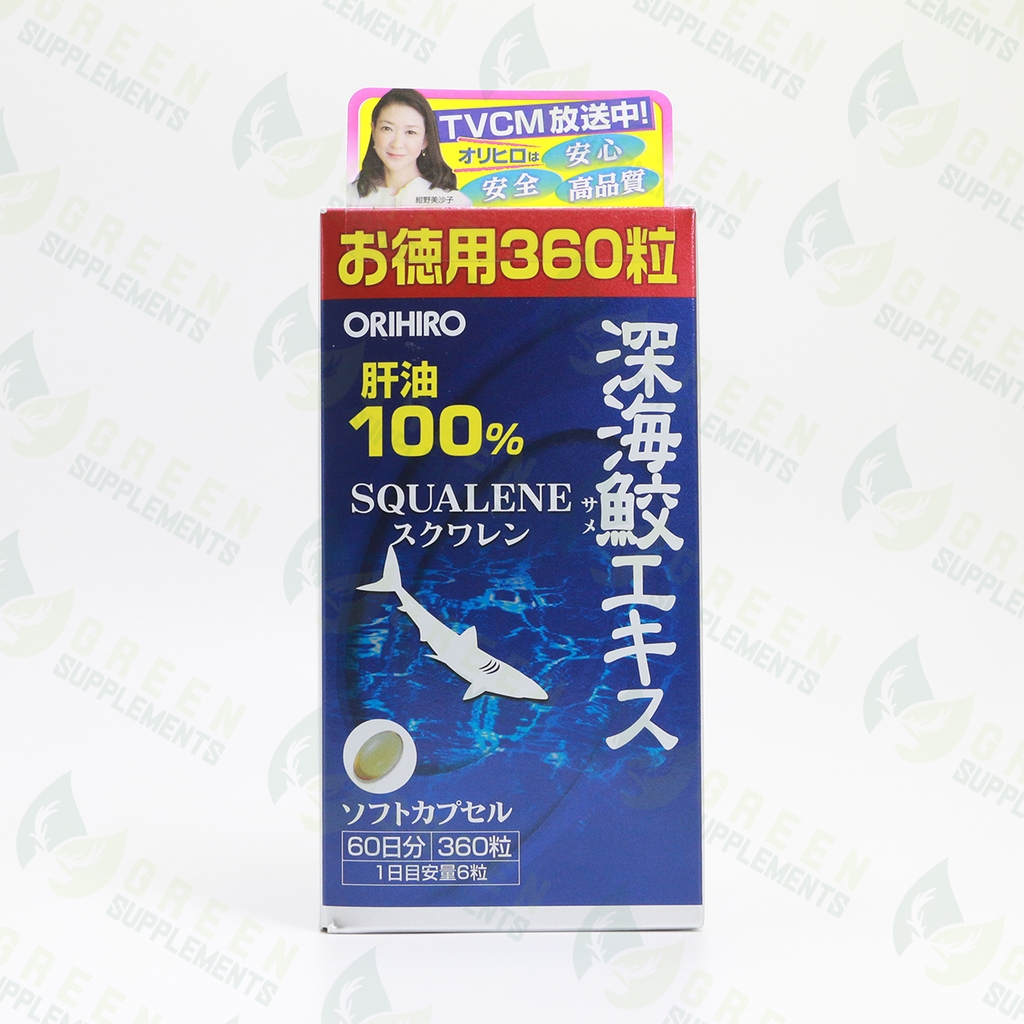 Viên Uống Dầu Gan Cá Mập Orihiro Squalene 360 Viên