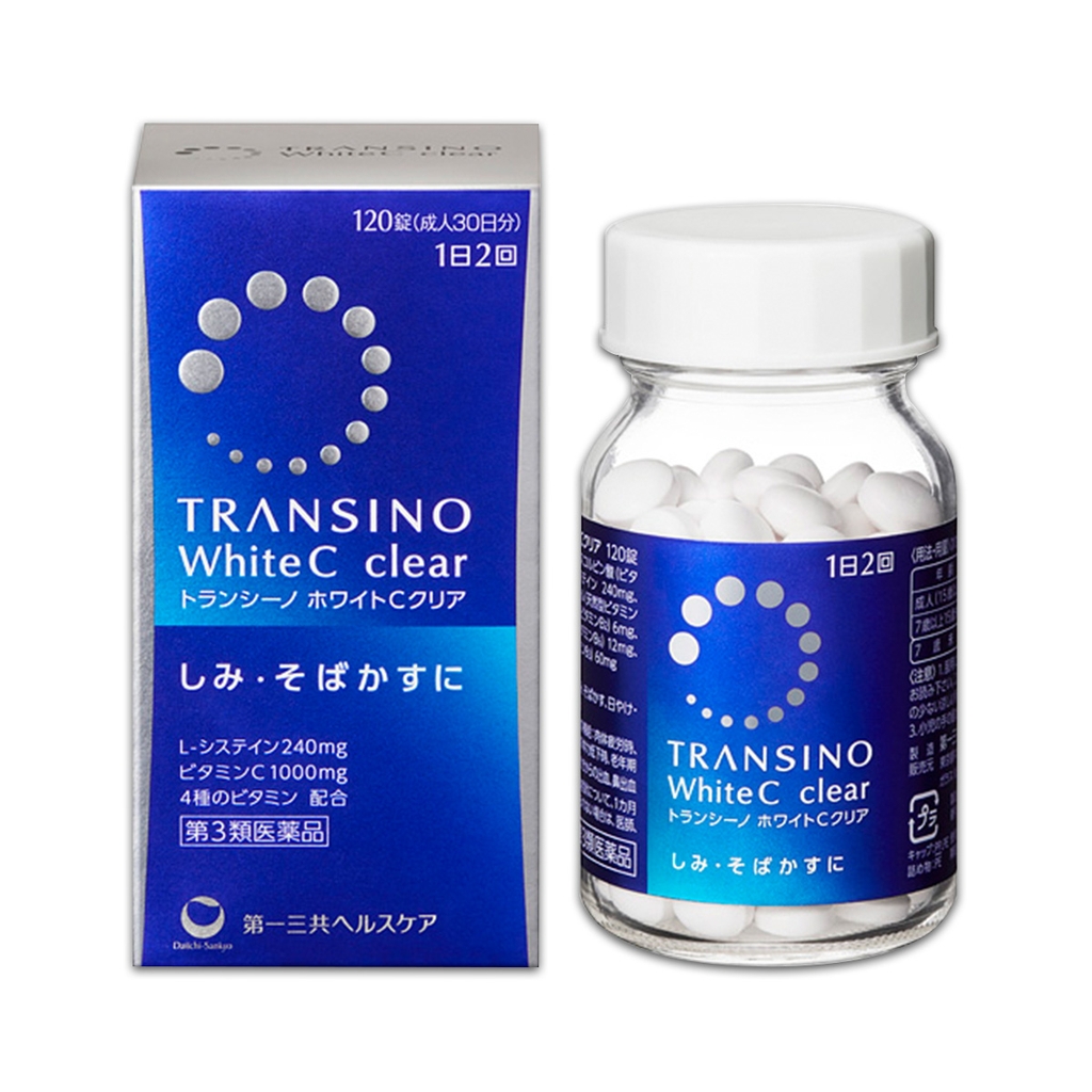 Viên Uống Trắng Da Transino White C Clear