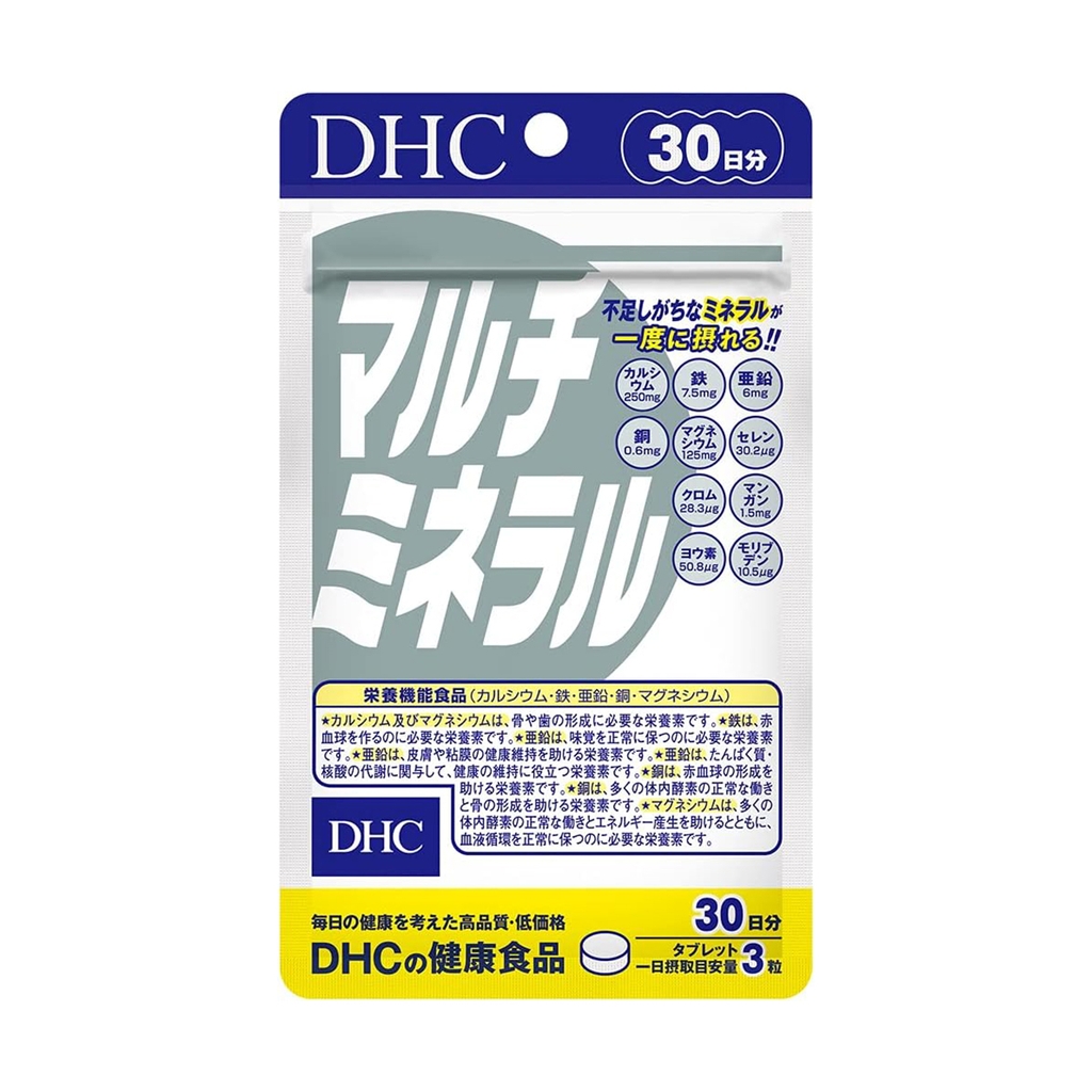 Viên Uống DHC Multi Minerals Bổ Sung Khoáng Tổng Hợp