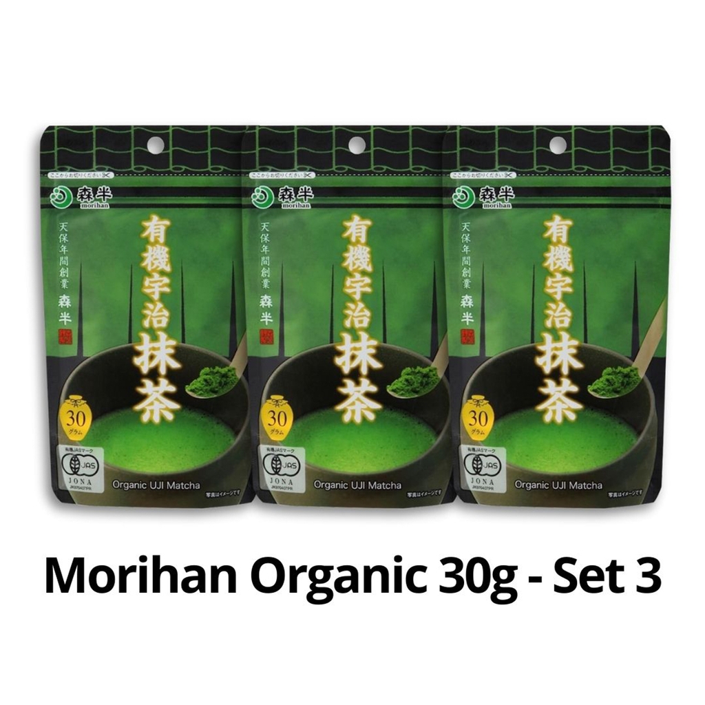Bột Matcha Nhật Bản Morihan Organic Uji Matcha 30g