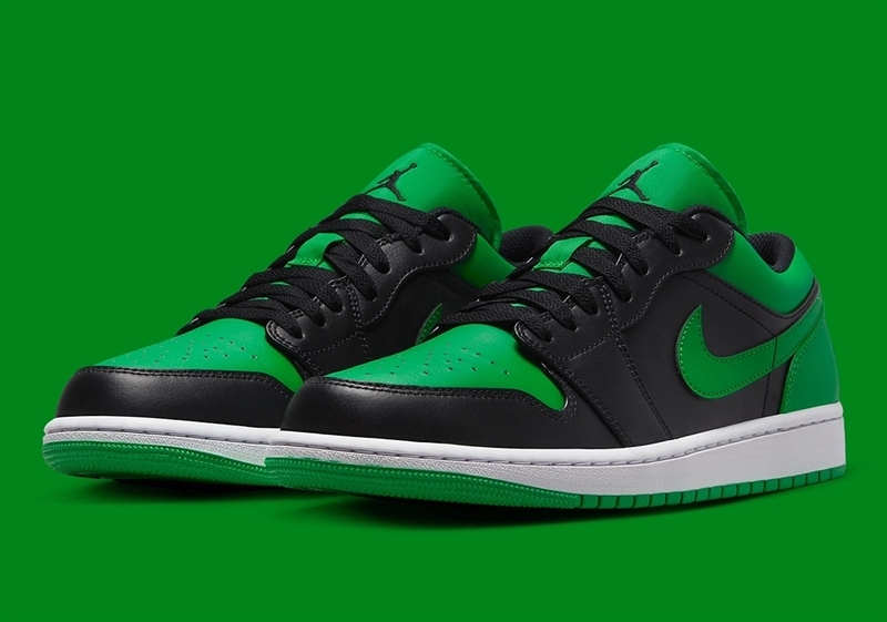 Jordan Low Black Lucky Green 553560 065
