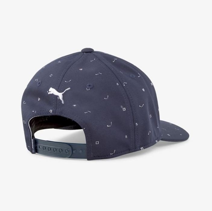 Mũ nam Puma H8 Golf P Snapback Cap - Nvy Blz-Bri. Wht 02381701