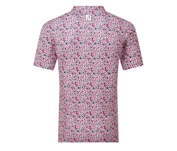 Áo nam cộc tay FJ Primrose Print Lisle Spread Collar - 82336