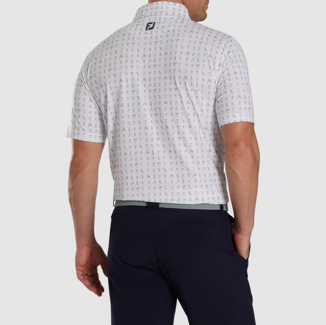 Áo nam cộc tay FJ The 19th Hole Lisle Self Collar - 82376