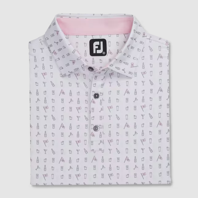 Áo nam cộc tay FJ The 19th Hole Lisle Self Collar - 82376