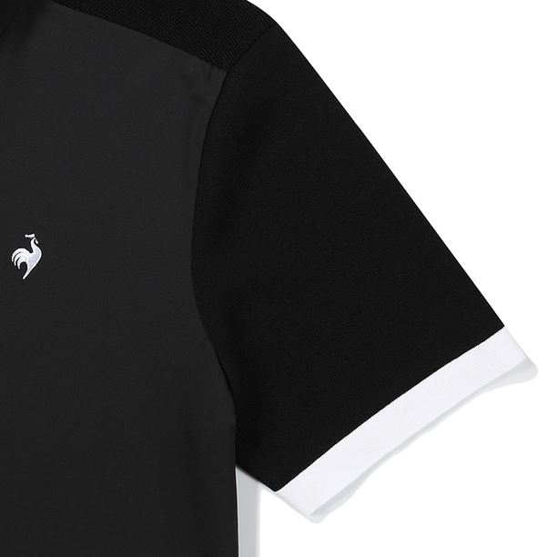 Áo cộc tay nam Le Coq Sportif GN221MTS56-BLCK