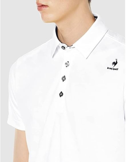 Áo cộc tay nam Le Coq Sportif QGMTJA15-WH00