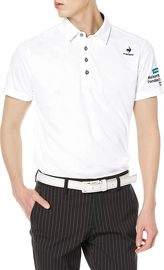 Áo cộc tay nam Le Coq Sportif QGMTJA15-WH00