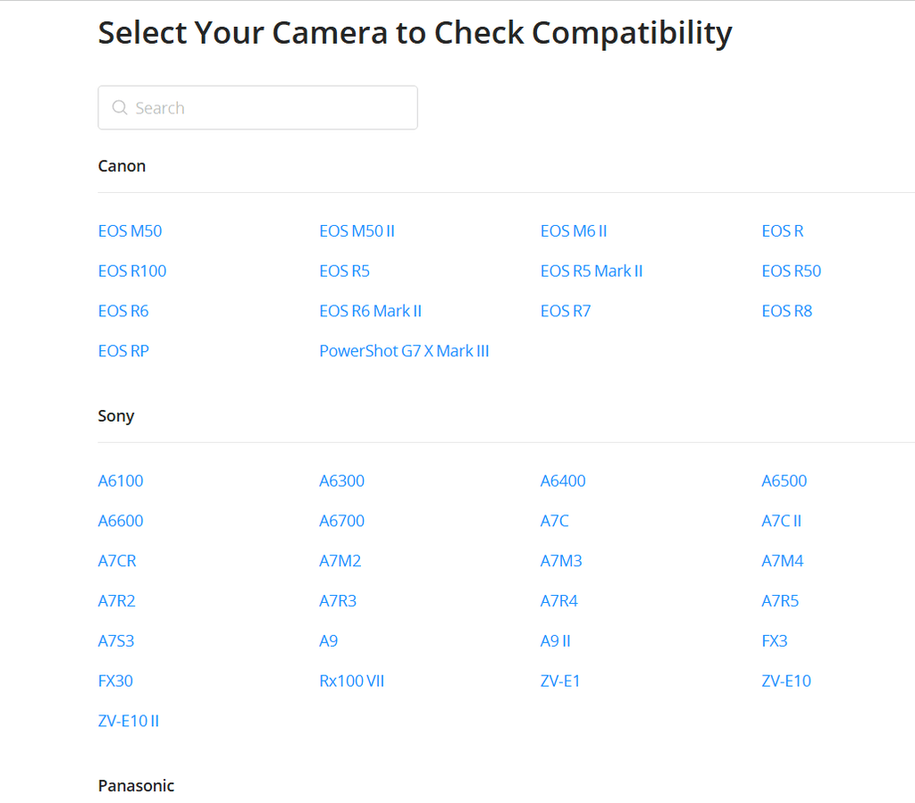 5 Bước Kiểm Tra Khả Năng Tương Thích Camera và Ống Kính Với Gimbal DJI