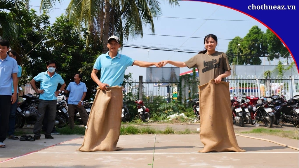 Cho thuê bao tải nhảy bao bố